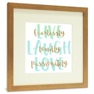 Gambar Typography Art - Live . Laugh . Love
