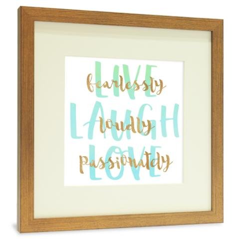 Gambar Typography Art - Live . Laugh . Love