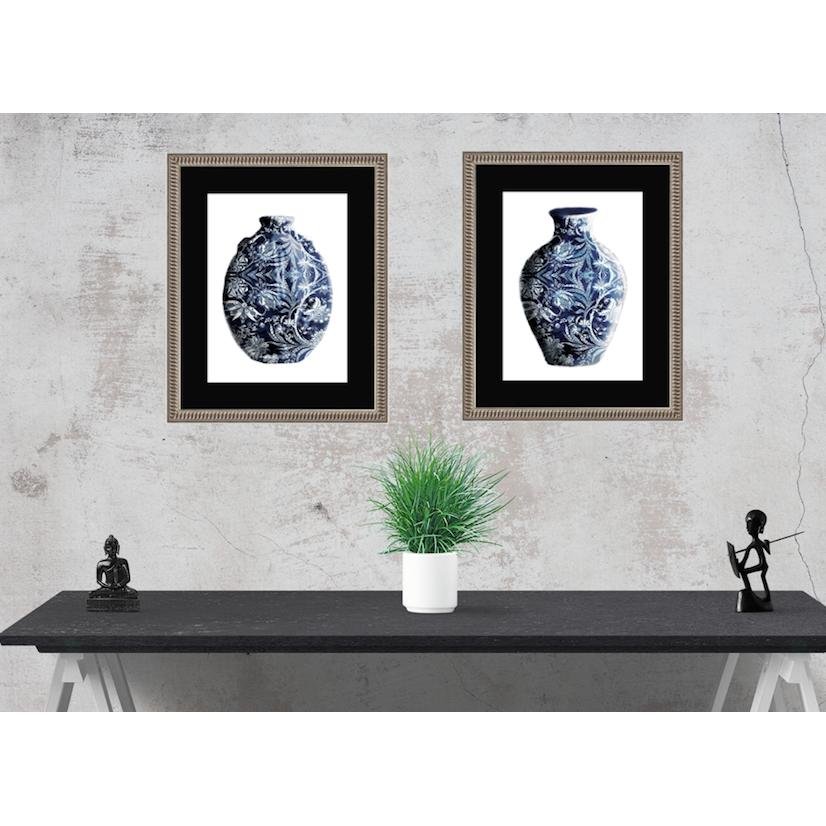 Lukisan / Hiasan Dinding Wall Art - Clean Curved Vase - Image 2