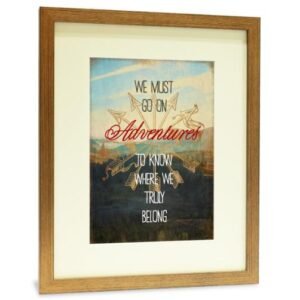 Gambar Typography Motivasi - We Must Go On Adventures