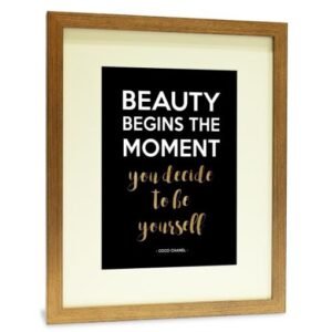 Typography Wall Art Motivasi / Inspirasi - Just Be Yourself