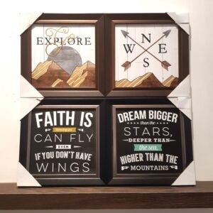 Typography Wall Art Decor (Sets)